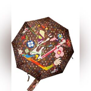 🔥 $80 SALE Fashion CC Black and White Fashion Umbrella